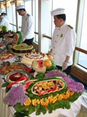 food, dining, buffet, cruise