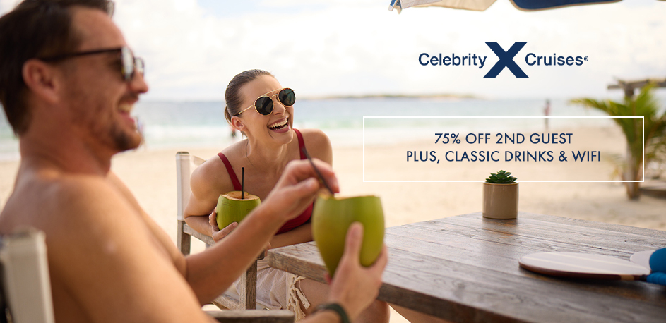 Celebrity 75% Off 2nd Guest